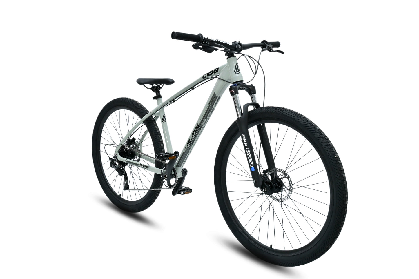 C100 V3 MTB - Concrete Grey - Collective wheelie bike