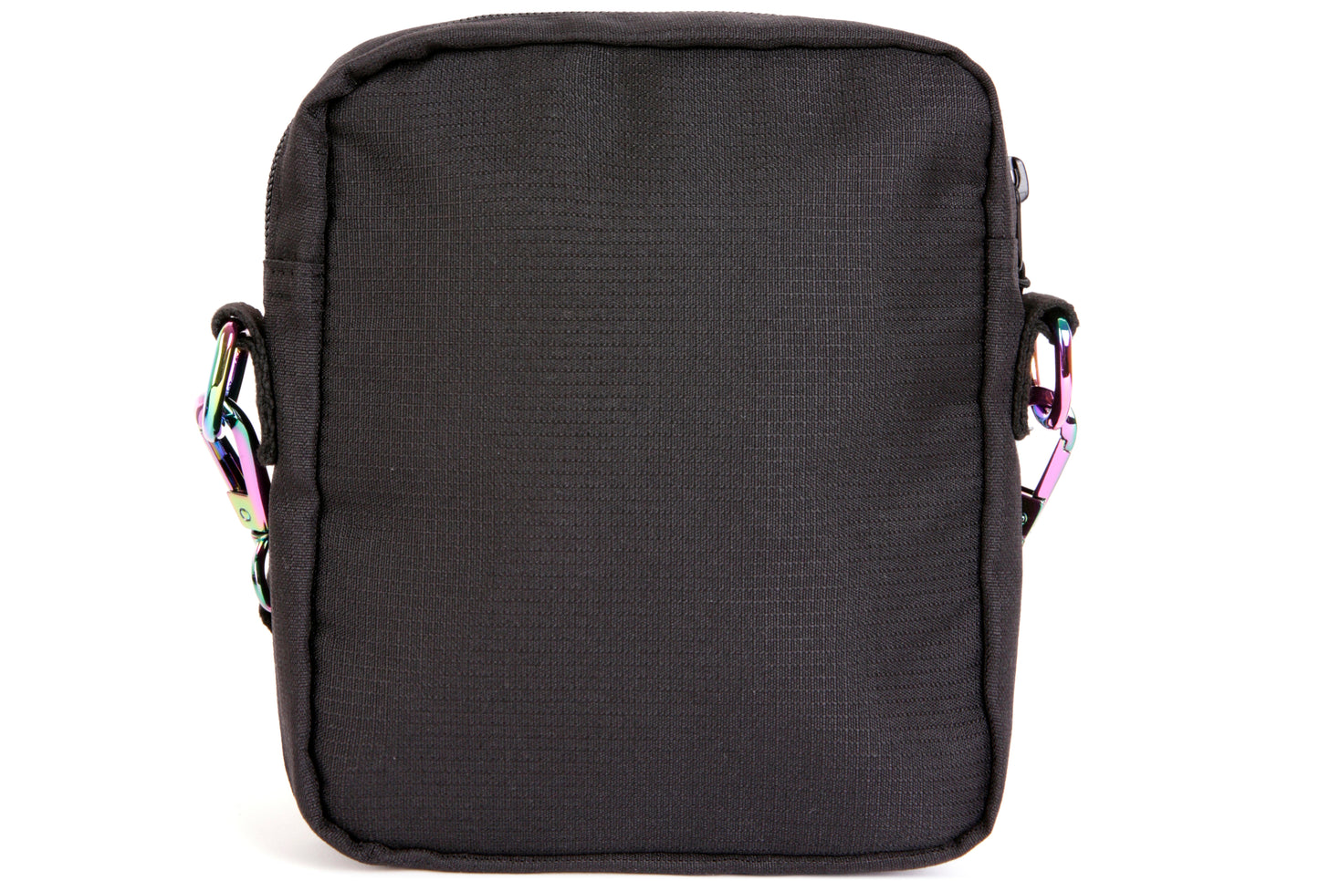 BOLSO BANDOLERA CON LOGOTIPO - NEGRO Y BLANCO