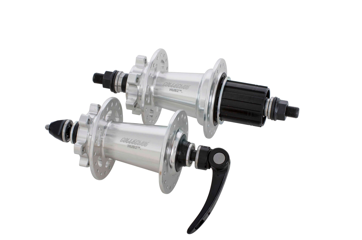 Collective Hub 2 120-point engagement hub set in chrome