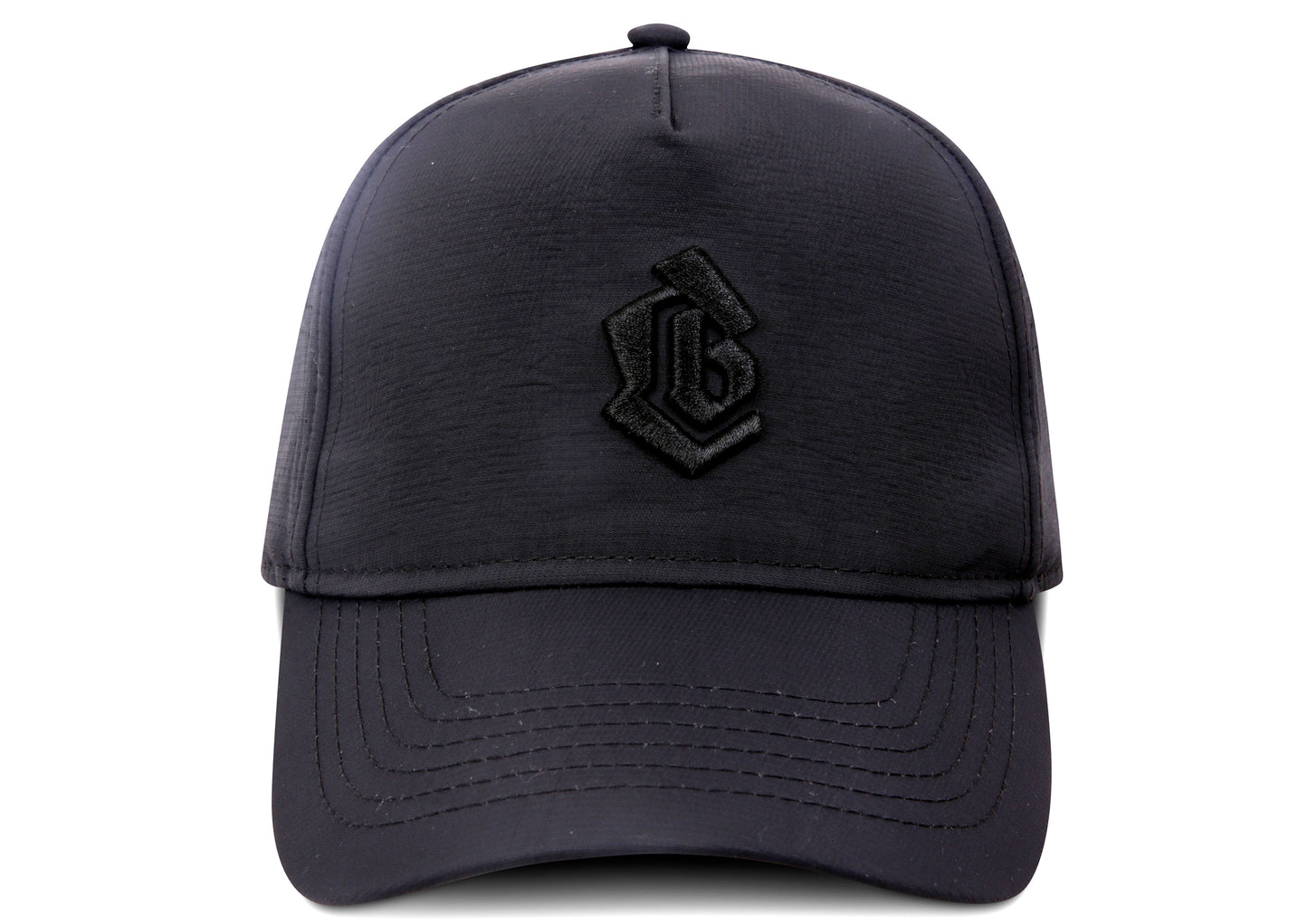 'MONOGRAM' CAP - BLACK/BLACK