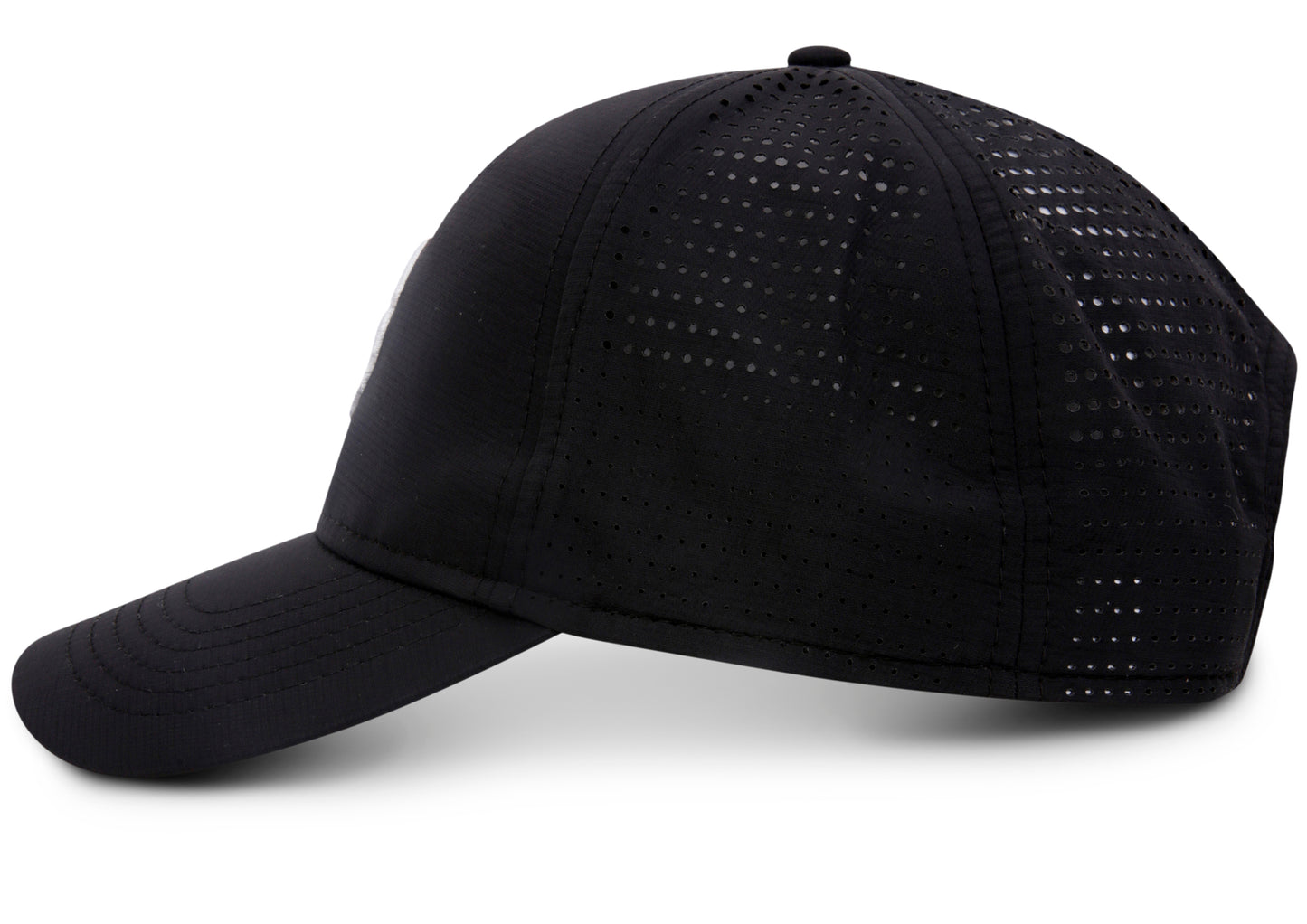 'MONOGRAM' CAP - WHITE/BLACK