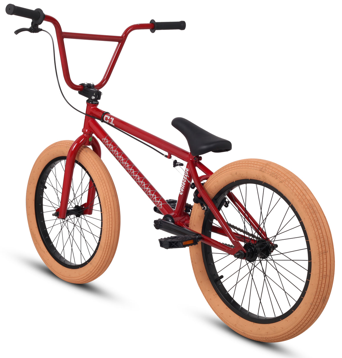 C1 BMX - RED by Collective Bikes, rear view