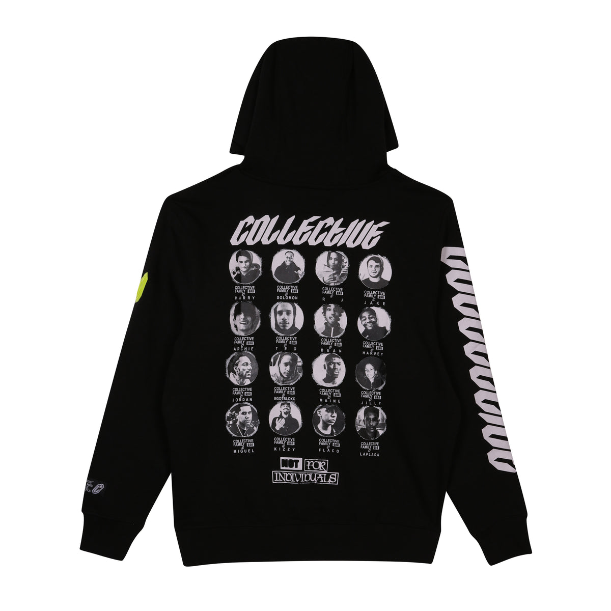 Collective Bikes Family Hoodie — rear view