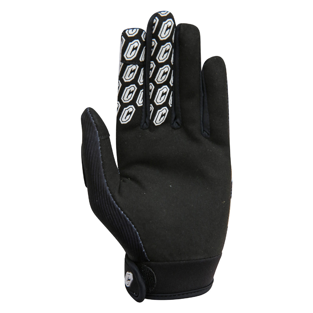 Collective Bikes Gloves - New Monogram Logo / White